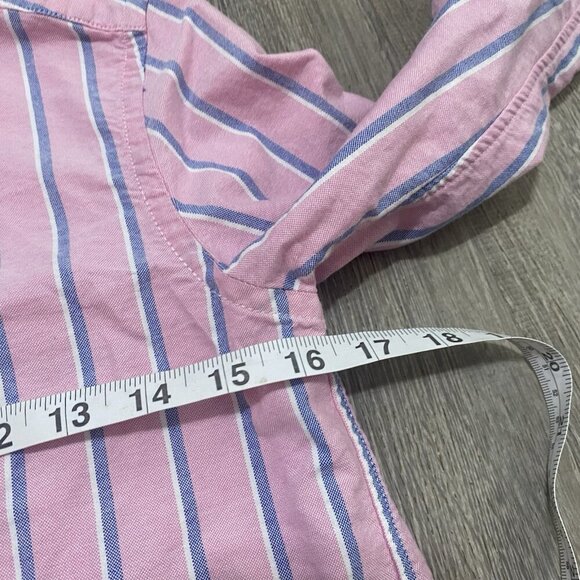 Ralph Lauren Boy's Button-Front Shirt Colorful Striped - Size M 10/12 - Picture 4 of 5